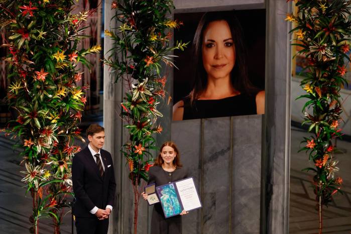 A pesar de su ausencia, la figura de Machado estuvo presente a lo largo de toda la ceremonia.