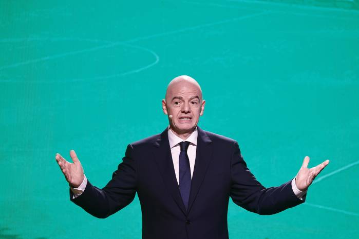 El presidente de la FIFA, Gianni Infantino.
