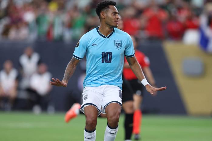 El delantero panameño, Ismael Díaz.