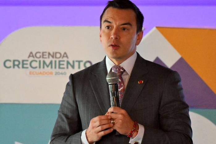 ‘El momento es que está interconectado, que Panamá se está interconectando con Colombia y Colombia en sí con Ecuador’, señaló Noboa.