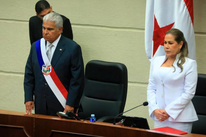 El presidente José Raúl Mulino presentó su discurso en la Asamblea Nacional.
