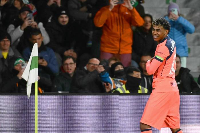 El jugador del FC Barcelona, Lamine Yamal.