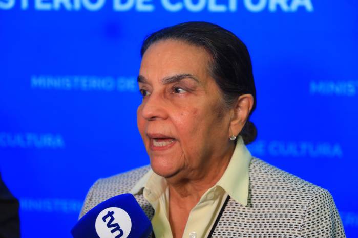 La directora de la Biblioteca Nacional, María Magela Brenes.