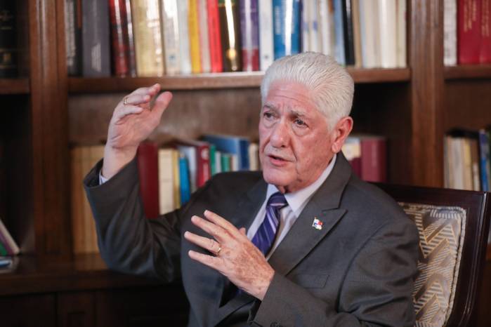 Narciso Arellano Moreno, magistrado presidente del Tribunal Electoral, durante una entrevista con “La Estrella de Panamá”.