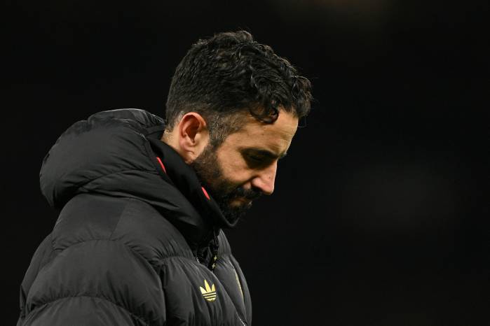 El exentrenador del Manchester United, Ruben Amorim.