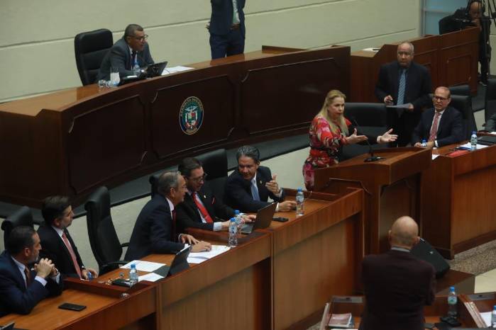 La presidente de Convivienda, durante la discusión en segundo debate de las modificaciones a la Ley de Interés Preferencial.