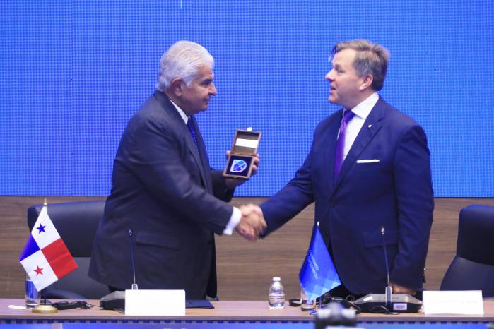 El presidente de la República José Raúl Mulino asistió a la inauguración del encuentro.