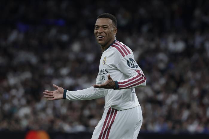El delantero francés del Real Madrid, Kylian Mbappé.