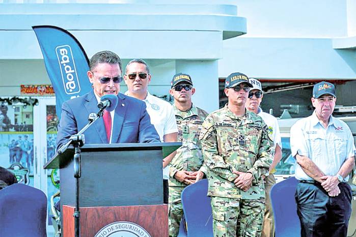 El ministro Frank Ábrego dio la conferencia en Colón.