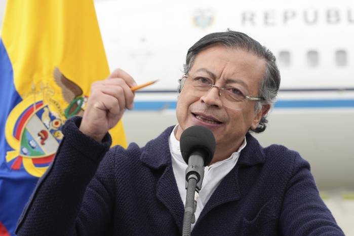 El presidente de Colombia, Gustavo Petro, en Bogotá (Colombia).