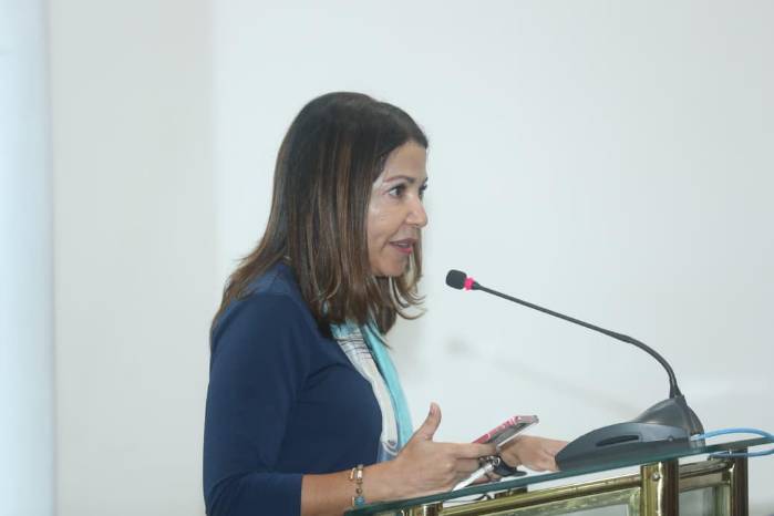 Jazmina Rovi, en representación de Apademar