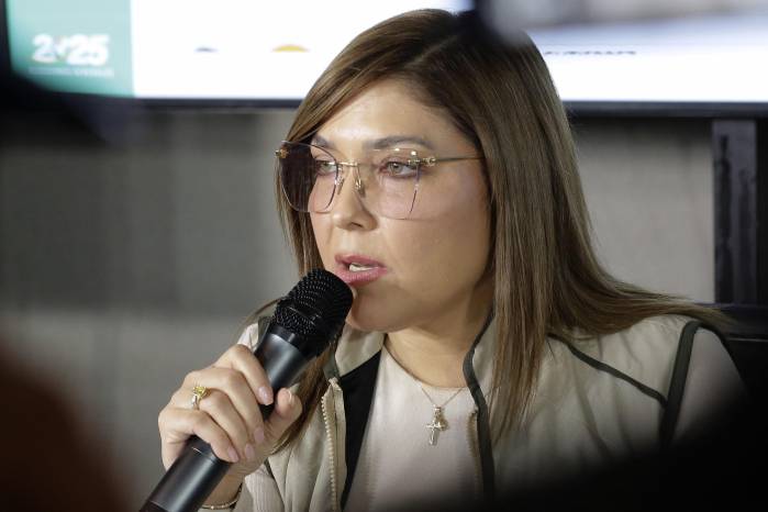 La consejera presidenta del Consejo Nacional Electoral (CNE) de Honduras, Ana Paola Hall.