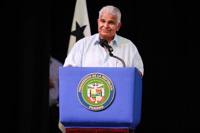 El presidente José Raúl Mulino.