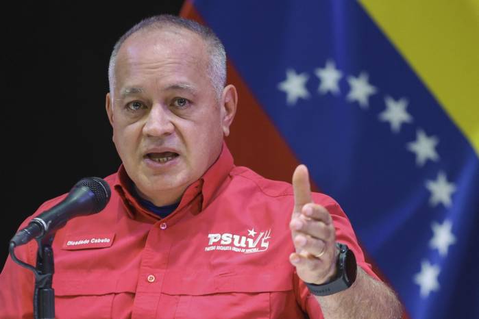 Diosdado Cabello rechazó cualquier posibilidad de conversaciones políticas con María Corina Machado y la oposición mayoritaria.