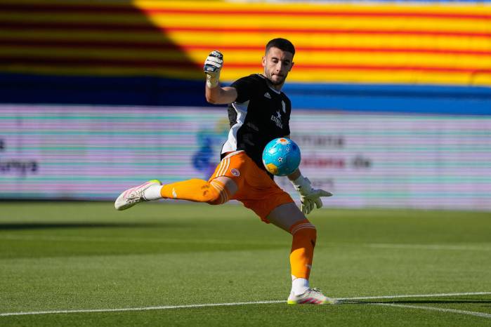 El nuevo portero del FC Barcelona, Joan García.