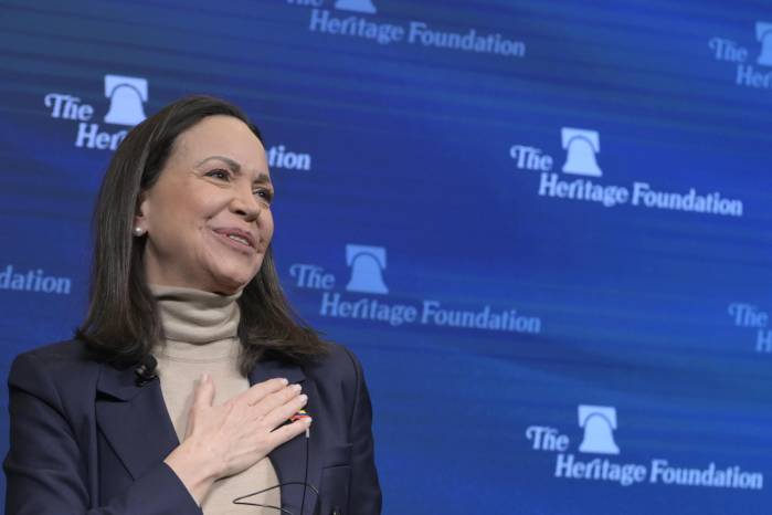 La líder opositora venezolana María Corina Machado.