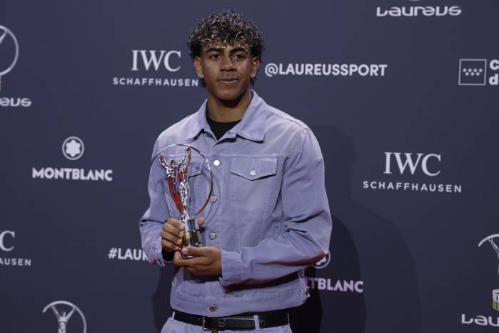 El delantero del FC Barcelona Lamine Yamal.