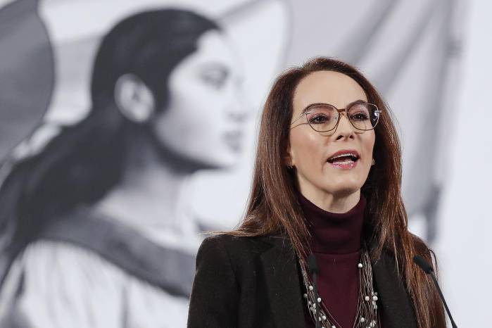 La representante de México ante la FIFA, Gabriela Cuevas.