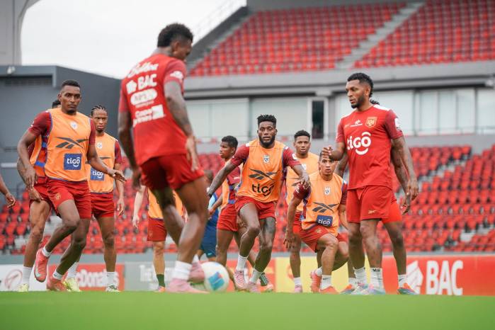 Entrenamiento de la Selección Nacional.