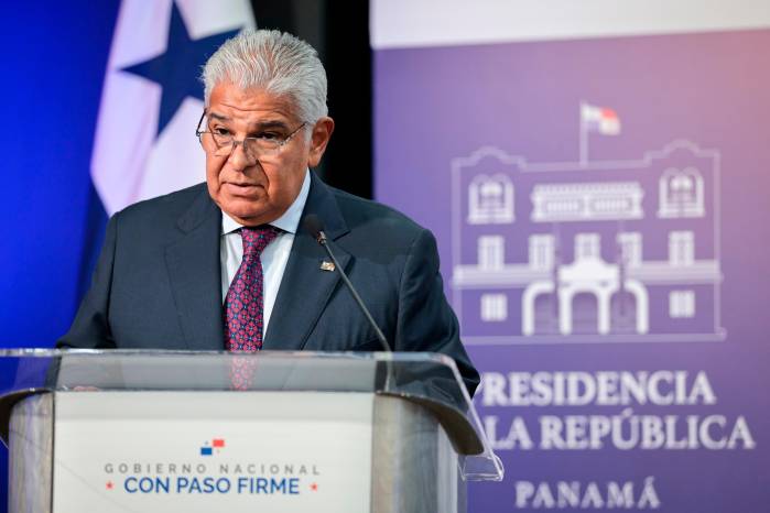 José Raúl Mulino, presidente de la República.