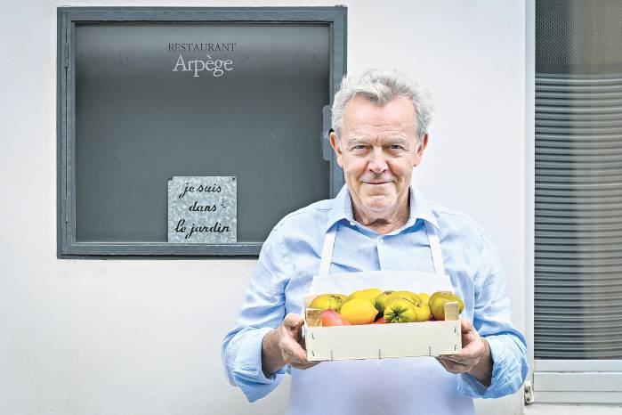 Chef francés Alain Passard.