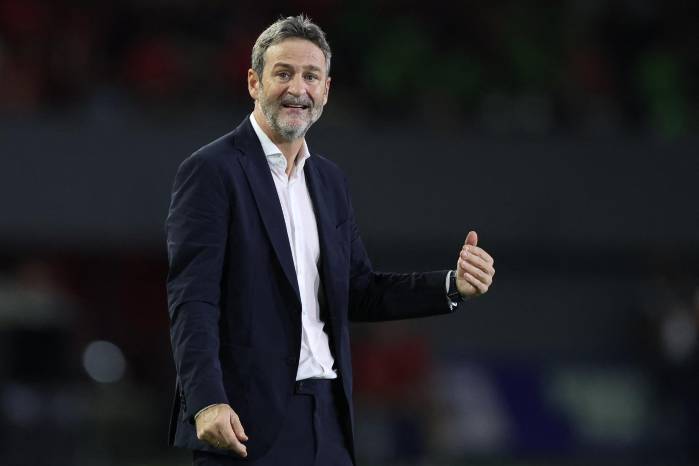 El entrenador de la selección de Panamá, Thomas Christiansen.