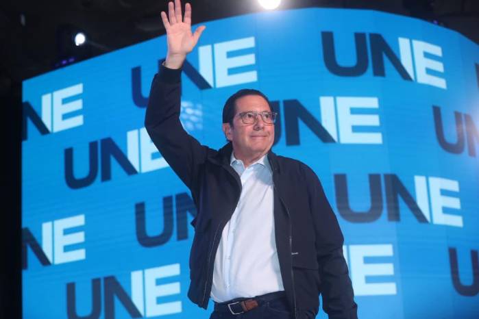 El expresidente Martín Torrijos este domingo en el lanzamiento de su nuevo partido político.