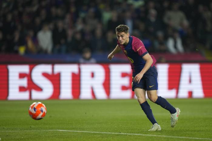 El centrocampista del FC Barcelona, Pablo Gavi.