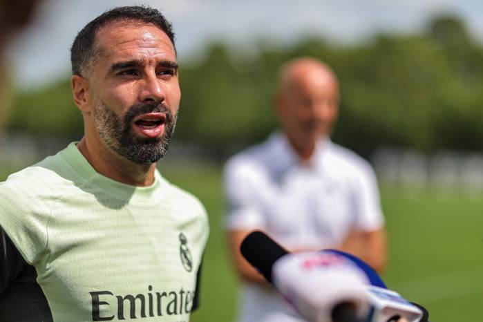 El jugador del Real Madrid, Dani Carvajal.
