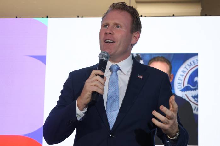 El director de Grupo de Trabajo de la Casa Blanca para la Copa Mundial de la FIFA de 2026, Andrew Giuliani.