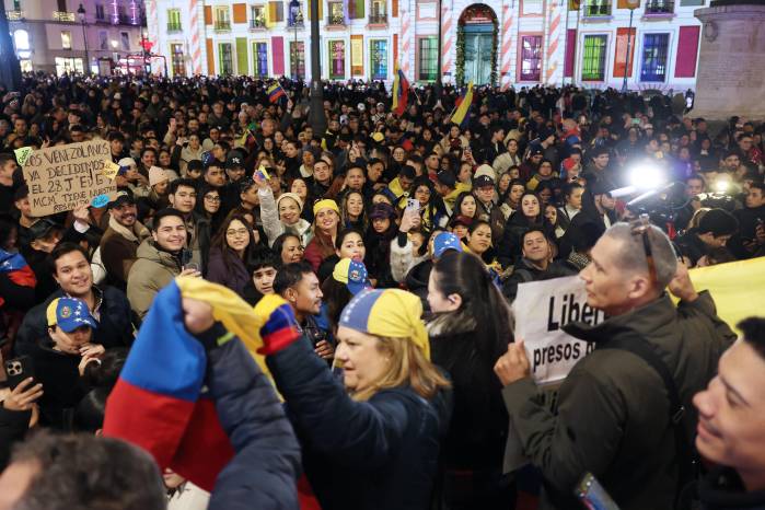 La movilización en Madrid se suma a otras expresiones de respaldo registradas en distintas ciudades del mundo.