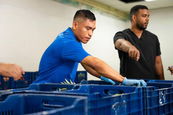Cada almuerzo escolar cubre aproximadamente el 30% de los requerimientos dietéticos diarios.