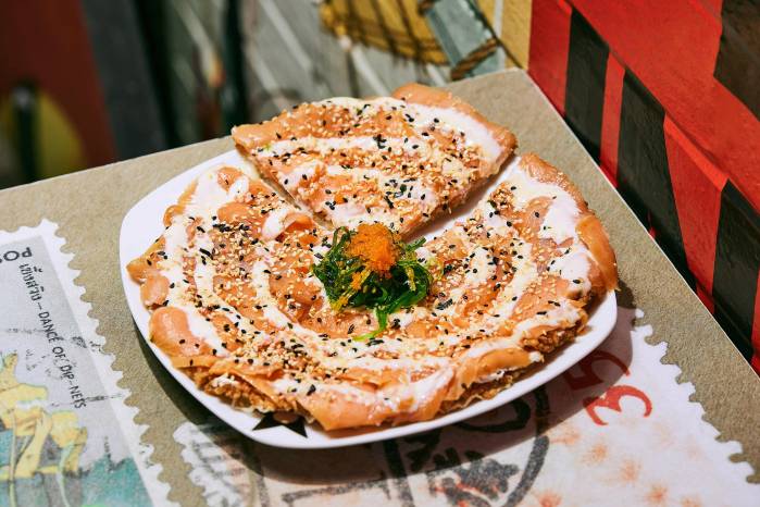 Pizza Nación Salmón.