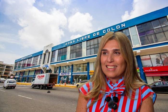 La gerente general de la Zona Libre de Colón (ZLC), Luiza Napolitano.
