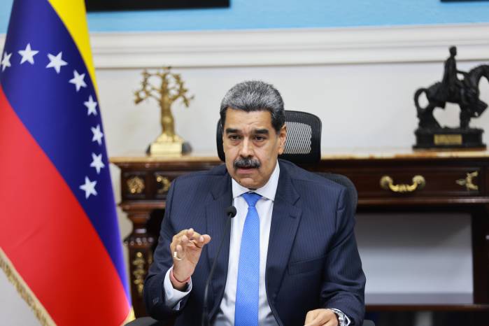 Fotografía del 30 de julio de 2025 cedida por el Palacio de Miraflores del presidente de Venezuela, Nicolás Maduro.