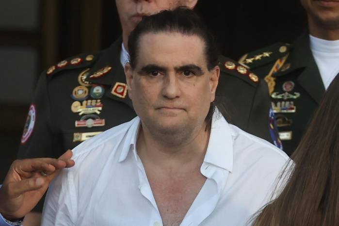 Fotografía de archivo del 20 de diciembre de 2023 del empresario colombiano Alex Saab en Caracas (Venezuela).