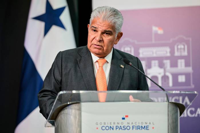 La carta fue enviada al presidente de la República, José Raúl Mulino.