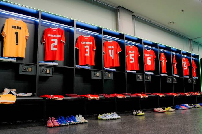 Vestuario de la selección de Panamá.