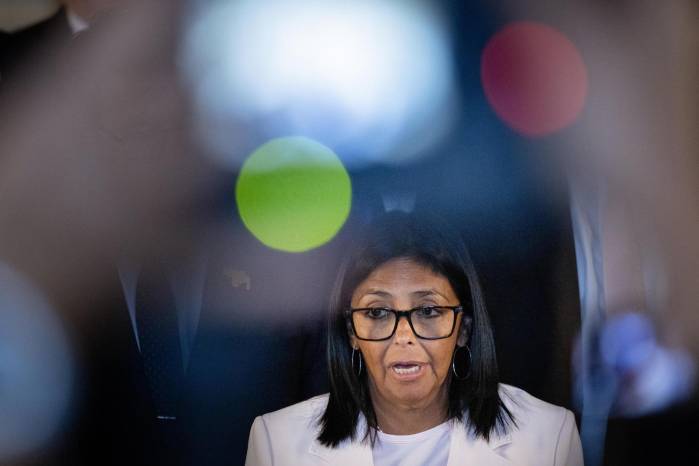 Delcy Rodríguez, presidenta interina de Venezuela en una imagen de archivo.