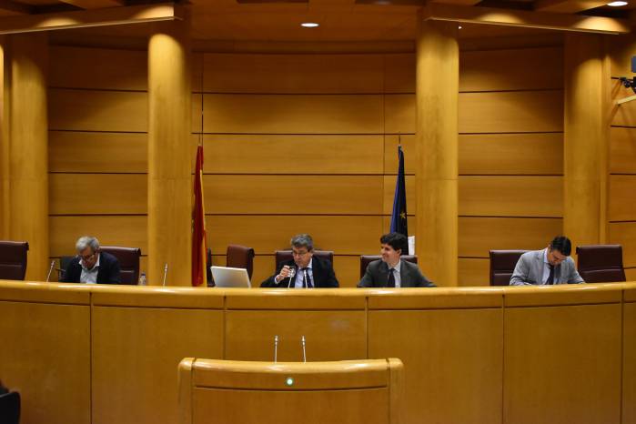 Debate de la moción en la Comisión de Asuntos Iberoamericanos del Senado