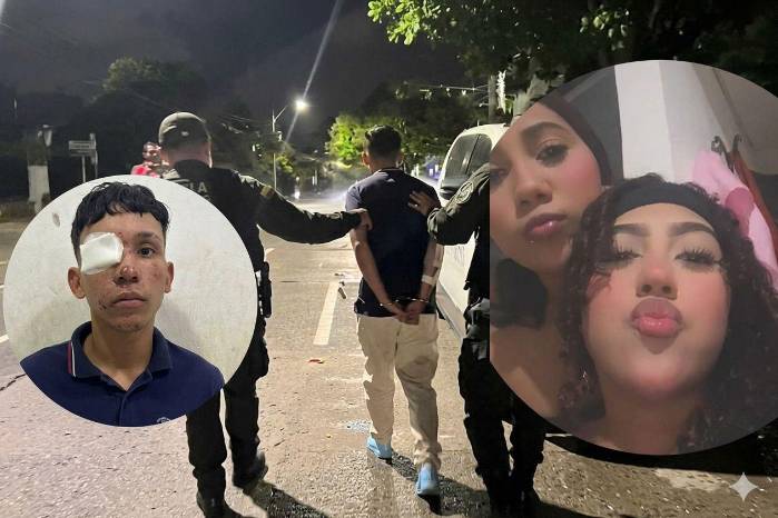 En la imagen aparecen Juan David Taboada Olivera, alias “Tata” y las hermanas Sheerydan Sofía Hernández Noriega, de 14 años, y Keyla Nicolle Hernández Noriega, de 17 años.
