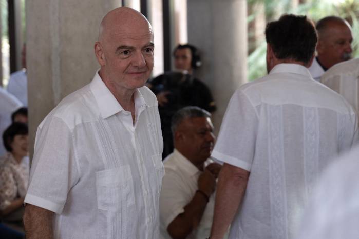 El presidente de la FIFA, Gianni Infantino.