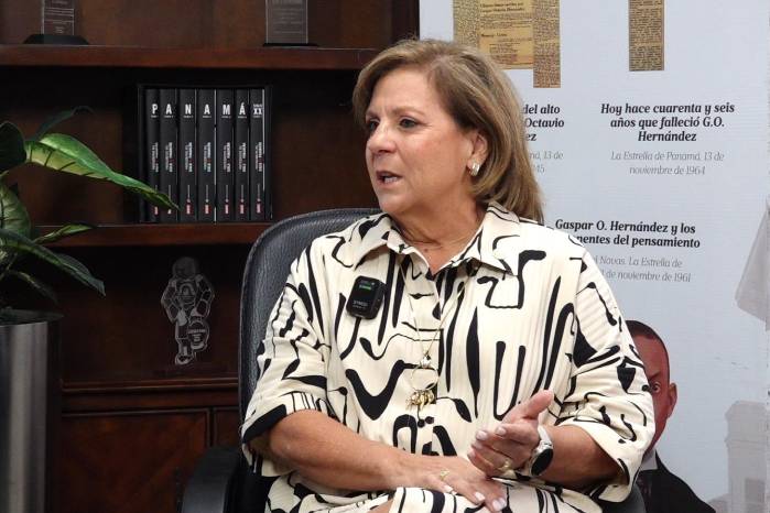 Irene Orillac de Simone, presidenta de la Cámara Panameña de la Construcción (CAPAC).