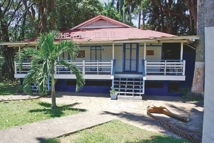 Fachada del Teatro Guild de Ancón