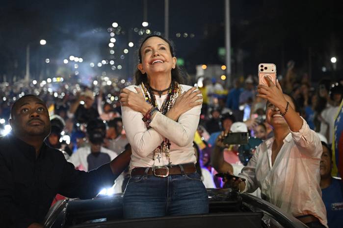 María Corina Machado llegó a Venezuela el domingo 25 de octubre.