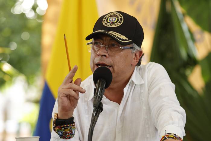 El presidente de Colombia, Gustavo Petro.