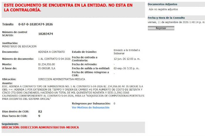 Tomado del portal de la Contraloría