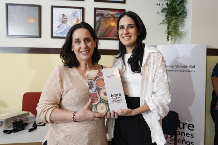 La chef Ayelet Vahnish y la fotógrafa Alegre Saporta.