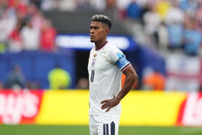 Édgar Yoel Bárcenas de la selección de Panamá.