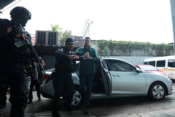 El expresidente José Gabriel Carrizo es conducido al SPA.